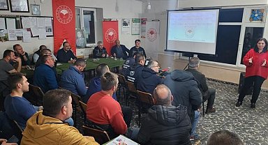 Çanakkale'de üreticilere kooperatifçiliğin tarımsal üretimdeki önemi anlatıldı