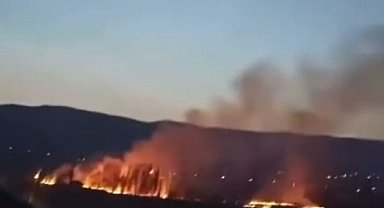 Çankırı'da arazi yangını