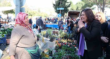 Çerçioğlu, Cumartesi Pazarı'nda vatandaşlarla bir araya geldi