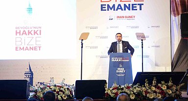 CHP Beyoğlu Belediye Başkan Adayı İnan Güney kentsel dönüşüme vurgu yaptı
