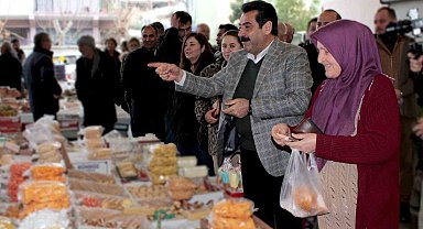 CHP Pamukkale Belediye Başkan Adayı Ertemur, esnaflar ve vatandaşlarla görüştü