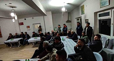 Çiftçiler mera ıslahı ve amenajmanı hakkında bilgilendirildi