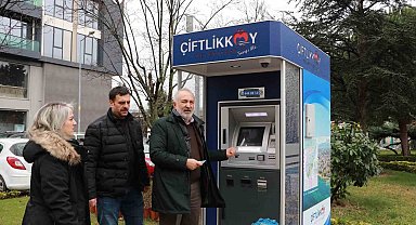 Çiftlikköy'de akıllı vezneler hizmete girdi