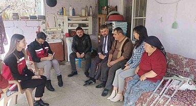 Çine'de engelli vatandaşlar unutulmuyor