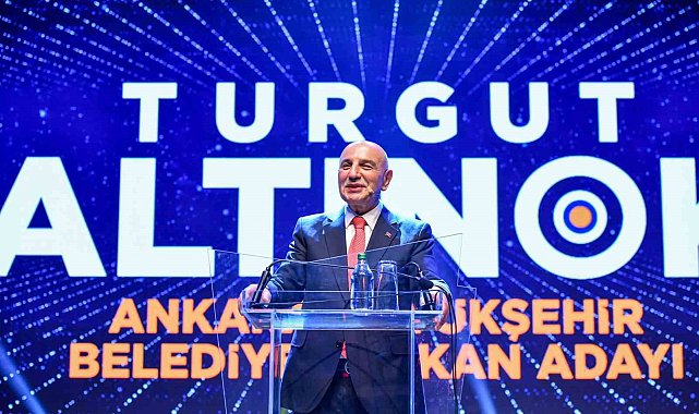 Cumhur İttifakı'nın ABB Başkan adayı Altınok proje tanıtım toplantısında konuştu
