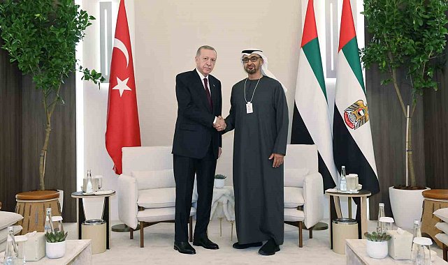 Cumhurbaşkanı Erdoğan, BAE Devlet Başkanı Al Nahyan ile görüştü