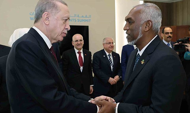 Cumhurbaşkanı Erdoğan, Maldivler Devlet Başkanı Muizzu ile görüştü