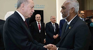 Cumhurbaşkanı Erdoğan, Maldivler Devlet Başkanı Muizzu ile görüştü
