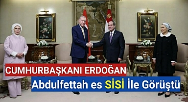 Cumhurbaşkanı Erdoğan, Sisi ile görüştü
