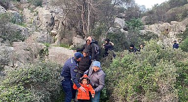 Datça Armutlu Koyunda 21 düzensiz göçmen yakalandı