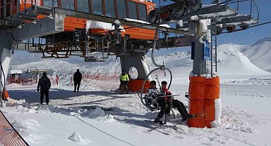 Davraz'da sezon açıldı, kayak heyecanı başladı