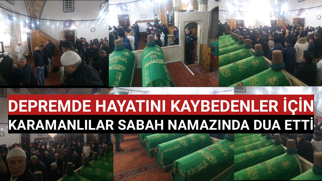 Depremde Hayatını Kaybedenler İçin Karaman Aktekke Camisi Doldu Taştı