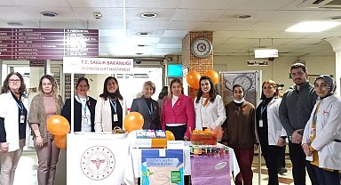Devlet Hastanesi'nde kansere dikkat çekildi