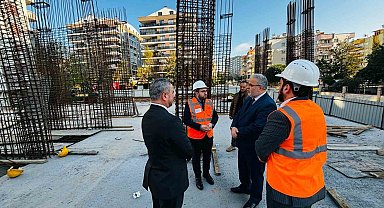 DİB Başkan Yardımcısı İşliyen, Aydın'da yapımı süren inşaatta incelemelerde bulundu