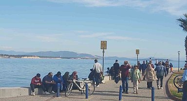 Didimliler güzel havanın tadını çıkardı