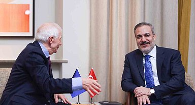 Dışişleri Bakanı Fidan, AB Yüksek Temsilcisi Borrell ile görüştü