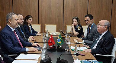 Dışişleri Bakanı Fidan, Brezilyalı mevkidaşı Mauro Vieira ile görüştü