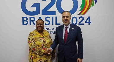 Dışişleri Bakanı Fidan, Güney Afrika Cumhuriyeti Uluslararası İlişkiler ve İşbirliği Bakanı Naledi Pandor ile görüştü