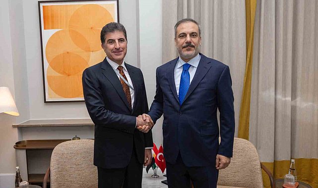 Dışişleri Bakanı Fidan, IKBY Başkanı Barzani ile görüştü