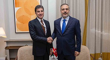 Dışişleri Bakanı Fidan, IKBY Başkanı Barzani ile görüştü