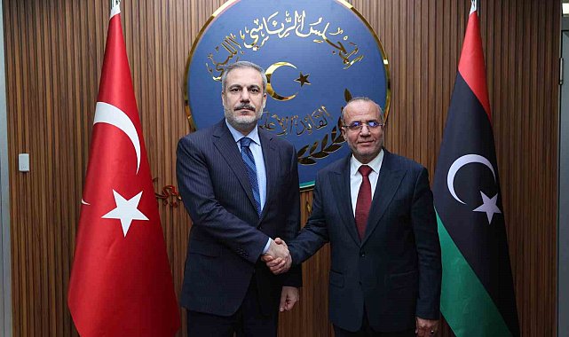 Dışişleri Bakanı Fidan, Libya Başkanlık Konseyi Başkan Yardımcısı El-Lafi ile görüştü