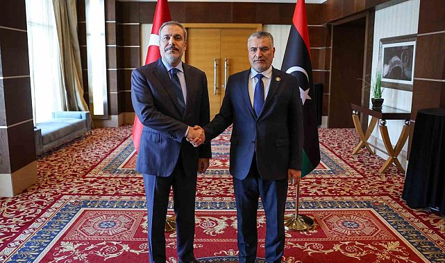 Dışişleri Bakanı Fidan, Libya Yüksek Devlet Konseyi Başkanı Takala ile görüştü