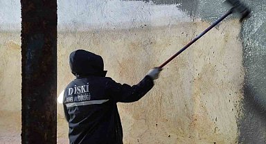 DİSKİ, soğuklara karşı su depolarında önlem alıyor