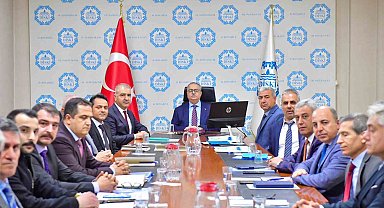 DİSKİ toplantısı Vali Ali İhsan Su başkanlığında gerçekleşti