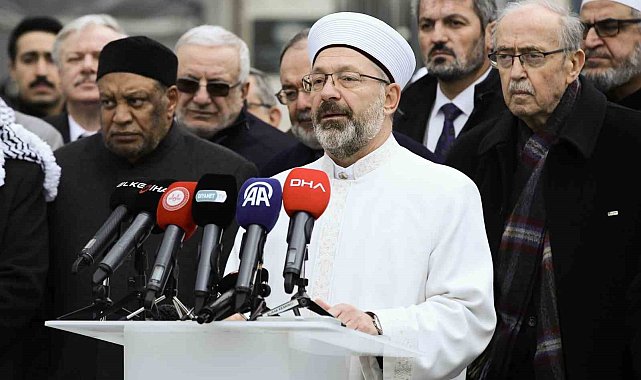 Diyanet İşleri Başkanı Erbaş: "Zulmü durdurmak Müslüman'ın vicdani görevidir"