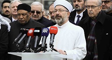 Diyanet İşleri Başkanı Erbaş: "Zulmü durdurmak Müslüman'ın vicdani görevidir"