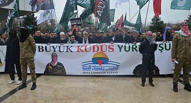 Diyarbakır'da "Büyük Kudüs Yürüyüşü" yapıldı