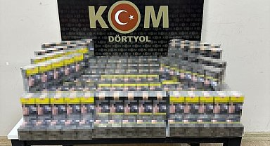 Dörtyol'da 680 paket gümrük kaçağı sigara ele geçirildi