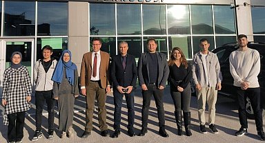 DPÜ Rektör Yardımcısı Aydın'dan teknoloji şirketine işbirliği ziyareti