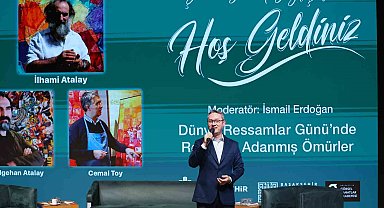 Dünya Ressamlar Günü'nde ressamlar sanatseverlerle bir araya geldi