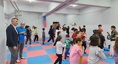 Düzağaç Kültür Merkezi'nde tekvando dersleri başladı