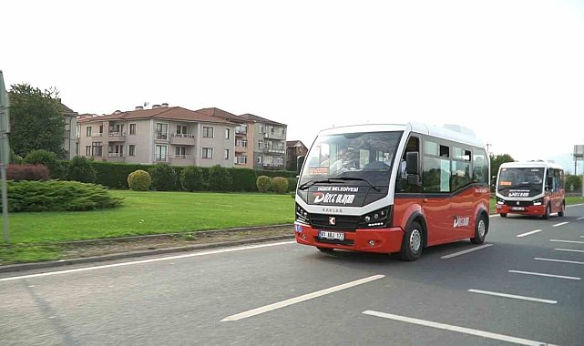 Düzce'de 7 yeni mahalleye ilk hizmet ulaşım