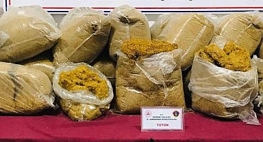 Edirne'de 90 kilo kaçak tütün ele geçirildi