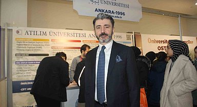 Eğitim fuarında Atılım Üniversitesi standına yoğun ilgi