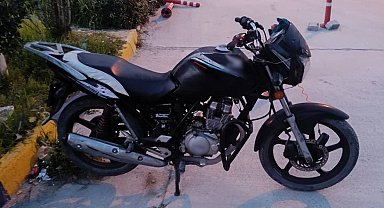 Ekipler şüphesinde haklı çıktı, motosiklet muhafaza altına alındı