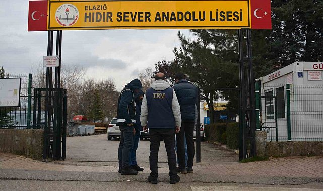 Elazığ'da okul önü denetimleri sürüyor