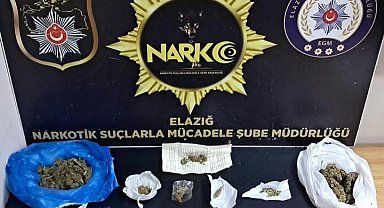 Elazığ'da uyuşturucu taciri 1 kişi tutuklandı