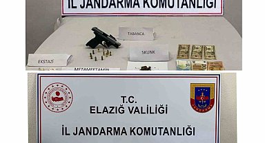 Elazığ'da uyuşturucu taciri 3 şüpheli yakalandı