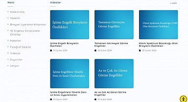 Engelli Öğrenciler Birimi'nden özel gereksinimli öğrencisi olan akademisyenler için bilgilendirme videoları