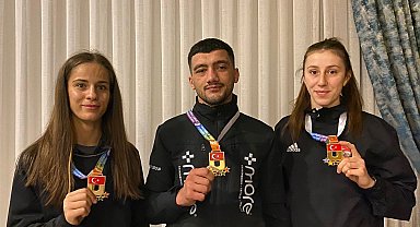 Erciyes Üniversitesi Kick Boks sporcuları 3 altın madalya kazandı