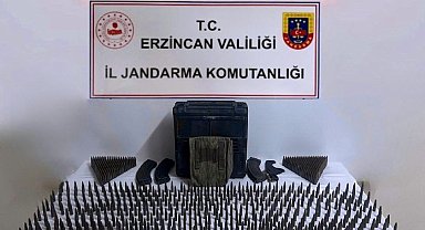 Erzincan'da bin 96 adet kaleşnikof mermisi ve 3 adet şarjör ele geçirildi