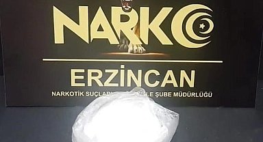 Erzincan'da uyuşturucu ticareti yaptığı öne sürülen zanlı tutuklandı