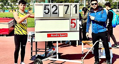 Erzincanlı sporcu 'Cirit Atma'da Türkiye şampiyonu oldu