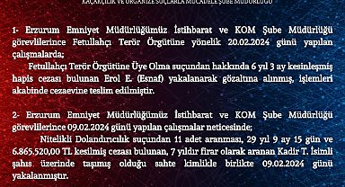 Erzurum'da FETÖ üyesi esnaf yakalandı