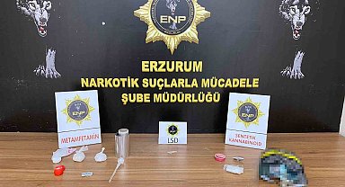 Erzurum'da uyuşturucu operasyonu