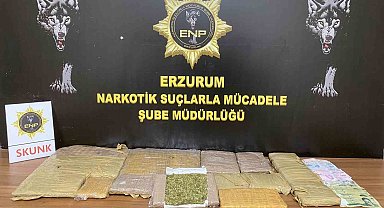 Erzurum'da uyuşturucu operasyonu